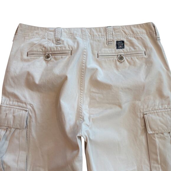 Vtg Ralph Lauren Polo Jeans Co Cargo Pants Mens 38x30 Beige Military Paratrooper - Picture 5 of 12